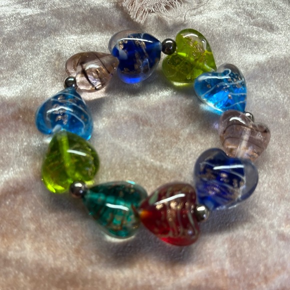 Swarovski Crystal Hearts Bracelet - Picture 3 of 3